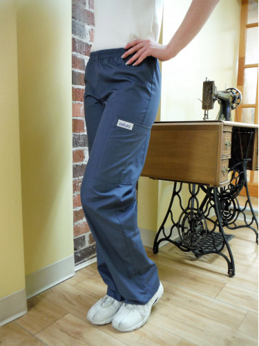 Pantalon taille élastique à poches style cargo-Femmes